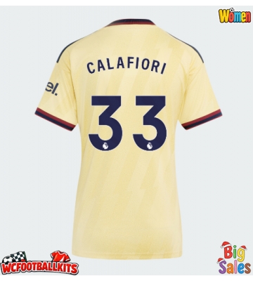 Arsenal Riccardo Calafiori #33 Replica Third Stadium Shirt for Women 2026-27 Short Sleeve